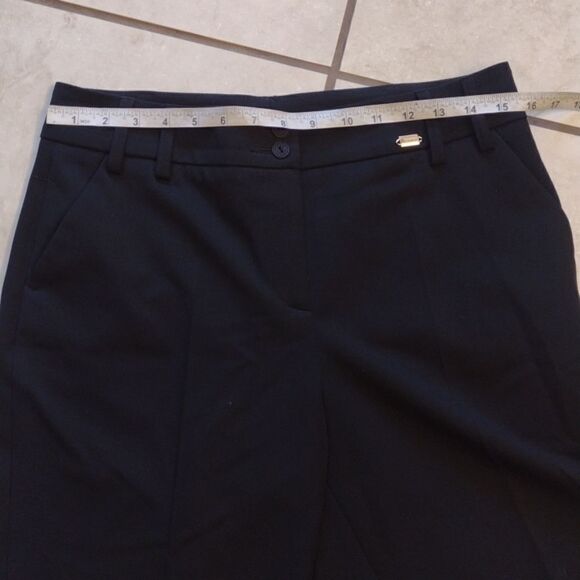 SOLD Geiger Austrian black trouser straight high quality office professional 40 - Picture 8 of 12